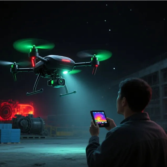 HF609 GPS Thermal Imaging Dual-light Drone